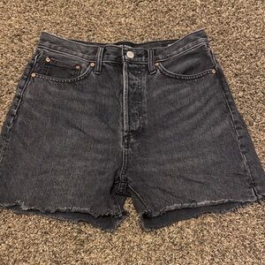 Denim Forum Dark Gray Jean Shorts